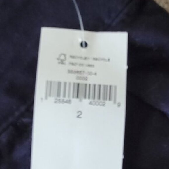 New GAP Khakis NWT Skinny Mini Size 2 Pants Navy Blue Brand New - Picture 7 of 7